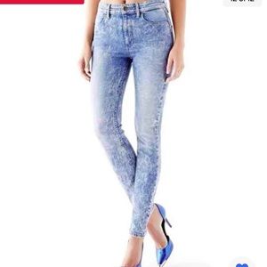 New Guess Women 1981 High Rise Skinny Jeans 0 24